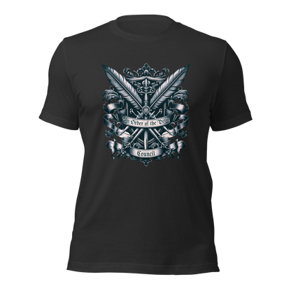 By Order of The Petty Council Tee | Medieval Snarky Crest Shirt | Unisex Gothic Humor Top