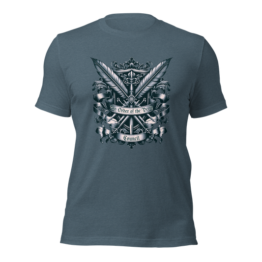 By Order of The Petty Council Tee | Medieval Snarky Crest Shirt | Unisex Gothic Humor Top